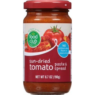 Salsa Para Pasta Tomate Secos Food Club 6.7 Onz