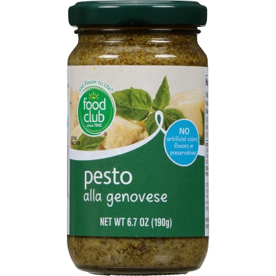 Salsa Para Pasta Pesto Food Club 6.7 Onz