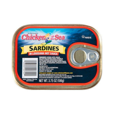 Sardinas En Salsa Picante Louisiana Chicken Of The Sea 106 Gr