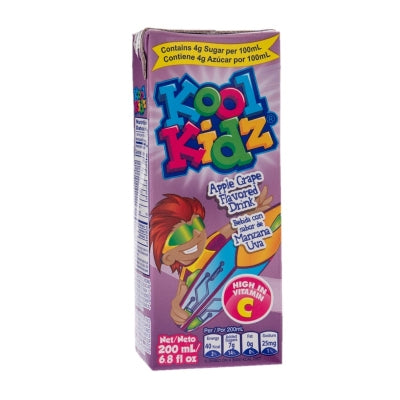 Jugo Sabor Manzana Y Uva Kool Kidz 200 Ml