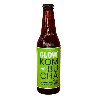 Kombucha Sabor Jengibre y Limón Glow 330 Ml