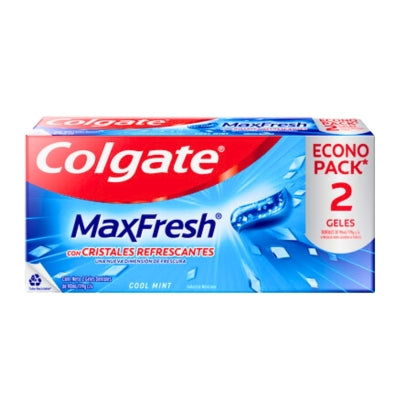 Crema Dental Max Fresh Colgate 2 Und/Paq 80 Ml