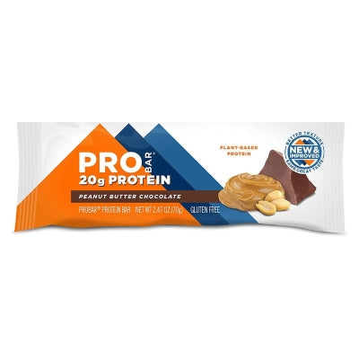 Barra De Proteína Con Mantequilla De Maní Y Chocolate Pro Bar Meal 70 Gr