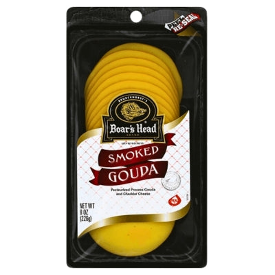 Queso Gouda Ahumado Rebanado Boar's Head 8 Onz