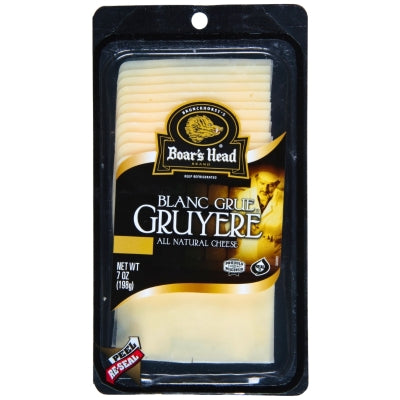 Queso Gruyere Blanc Grue Rebanado Boar's Head  7 Onz