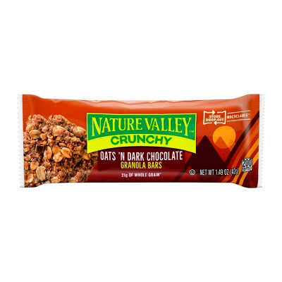 Barra De Granola De Avena y Chocolate Oscuro Nature Valley