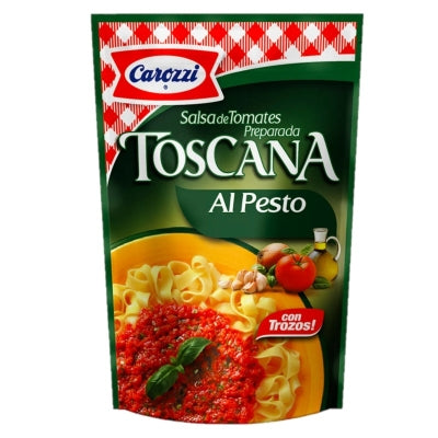 Salsa de Tomate Para Pasta Al Pesto Toscana Carozzi 200 Gr