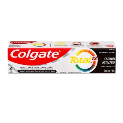 Pasta Dental Colgate Total Carbón Activado 150 Ml