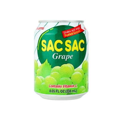 Jugo Sabor a Uva Verde Con Pulpa Sac Sac Lotte 238 Ml