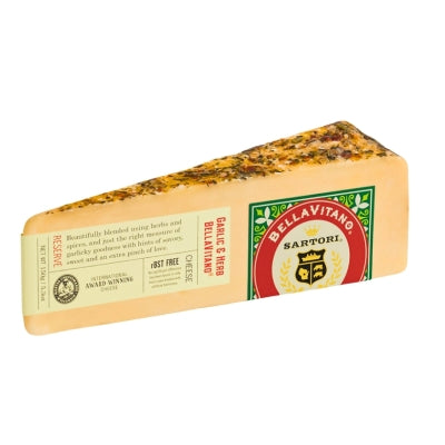 Queso Bellavitano Ajo y Hierbas Sartori 150 Gr