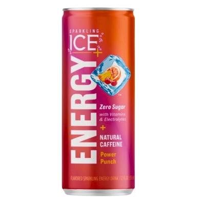 Agua Con Gas +Cafeína Tropical Punch Ice Sparkling 16 Onz