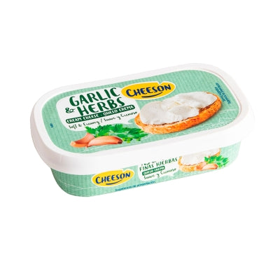 Queso Cream Cheese con Ajo y Hierbas Cheeson 150 Gr