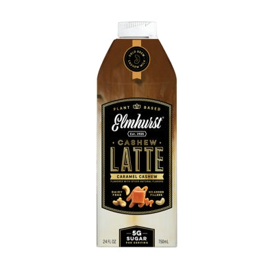 Bebida de Cajuil Caramelo Latte Elmhurst 25.4 Onz