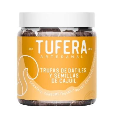 Trufas de Dátiles y Semillas de Cajuil Tufera 8.75 Onz