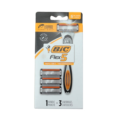 Rasuradora Flex 5 + 3 Cartuchos Bic