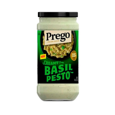 Salsa Para Pasta Cremosa De Pesto Albahaca  Prego 14.5 Onz