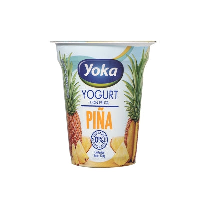 Yogurt Sabor A Piña Yoka 6 Onz