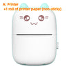 Mini Printer Portable Mini Bluetooth WiFi New Wrong Printer Mobile Phone Photo Title Note Hot Print Pocket Student Error Label Printer