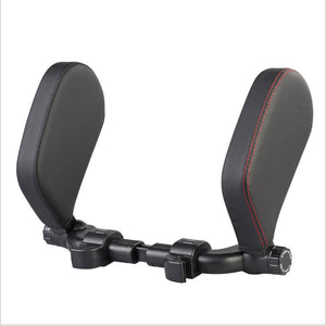 Car headrest pillow Sleep Adjustable Side Car Soft Travel Seat Headrest Auto Leather Support Neck Pillow Cushion car accessories