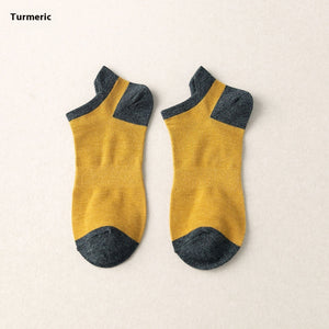 Combed Cotton Bottom Sweat-absorbing Deodorant Anti-ankle Socks Low-cut Men's Retro Waist