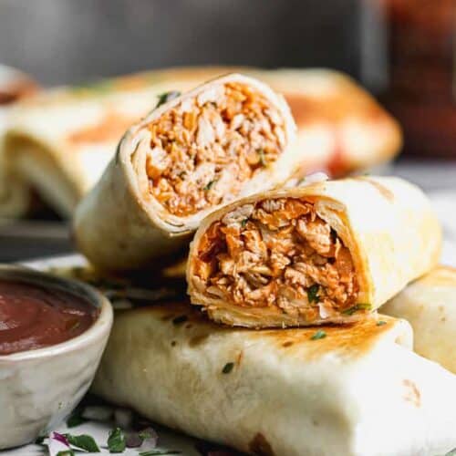 Wrap  de pollo al estilo rostizado