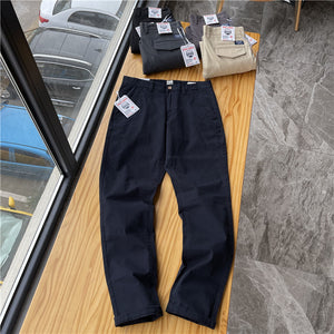 Men's Brushed Twill Straight Casual Pants