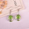 Starry Dried Flower Earrings Time Stone