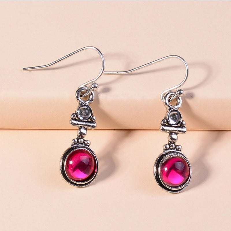 Court Retro Metal Alloy Earrings