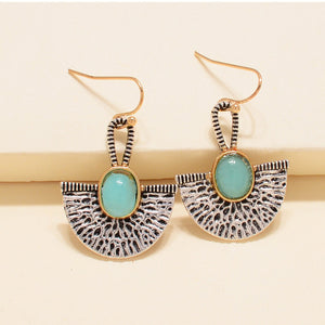 Court Retro Metal Alloy Earrings